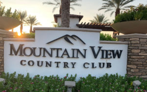 Mountain View Club Welcome Wall